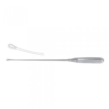 Sims Uterine Curette Blunt - Rigid - Fig. 7 Stainless Steel, 31 cm - 12 1/4" Width 15 mm